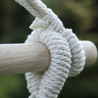 corde et barre en bois du fauteuil suspendu horizonte 