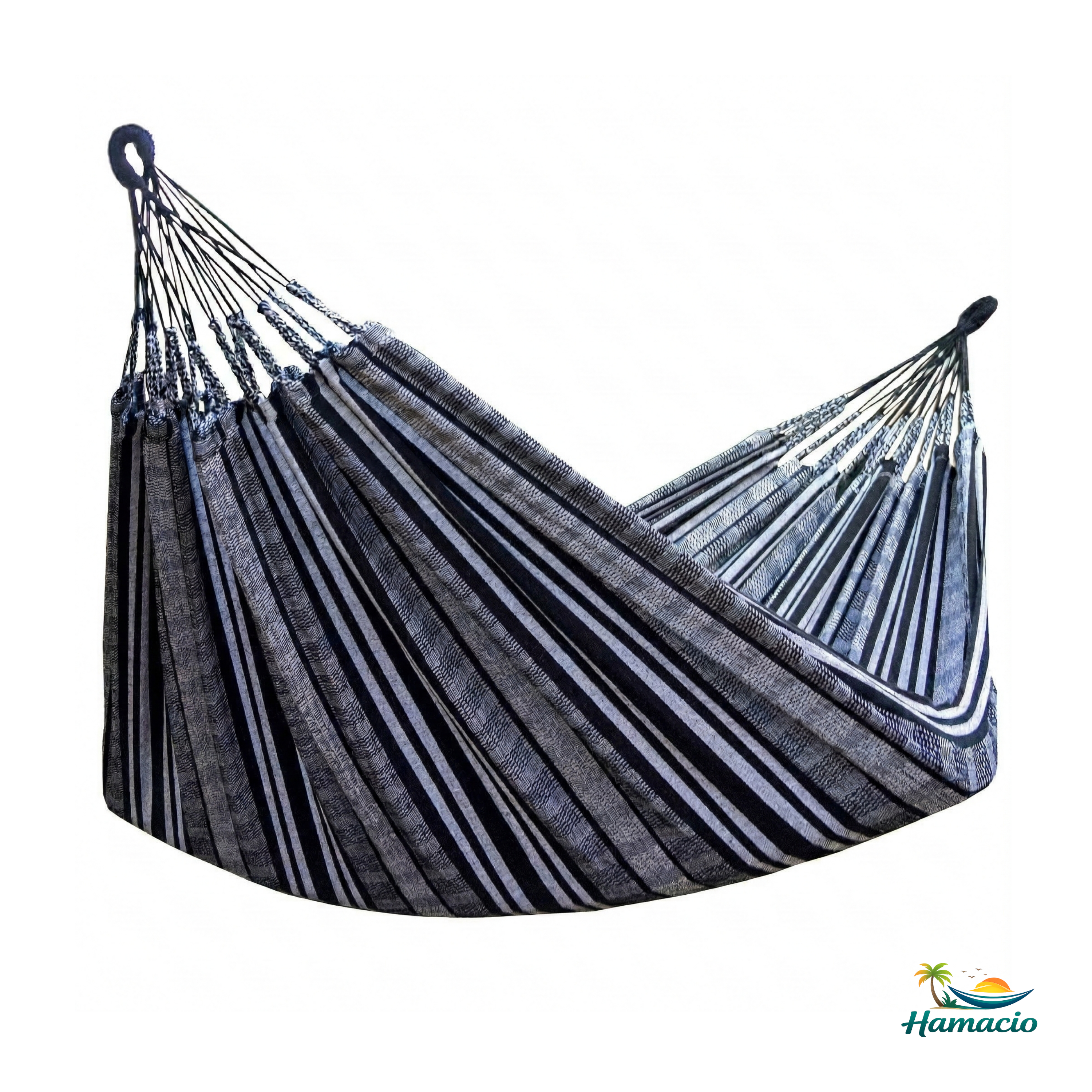 Hamac XL noir, de la collection Colombiano de Hamacio en 230x160