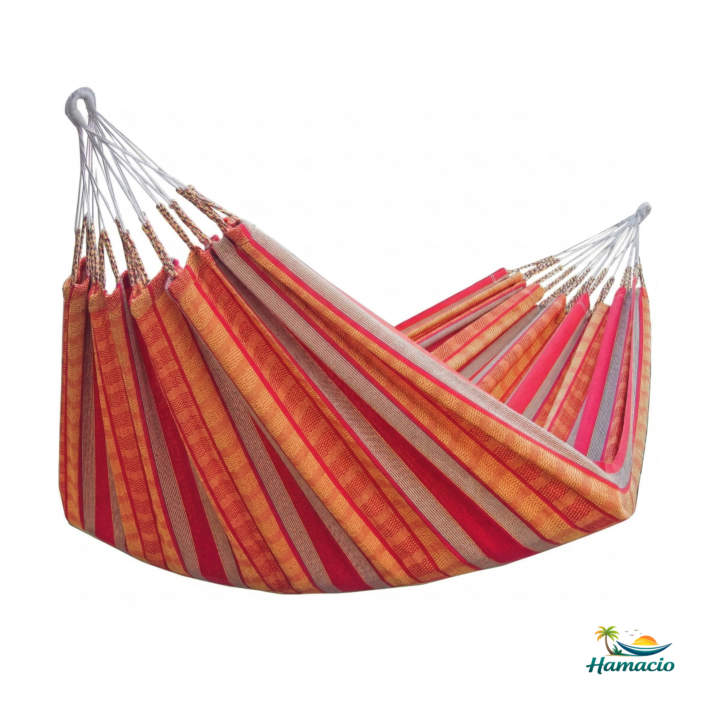 Hamac XL orange, de la collection Colombiano de Hamacio en 230x160