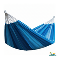 Hamac simple bleu de la collection horizonte de hamacio dans la taille 200x120